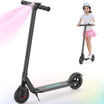 Caroma Electric Scooter for Kids Ages 6-14, 250W Motor, Max 16 Miles & 15 Mph, 3 Speeds Adjustable, LED Display & Foldable