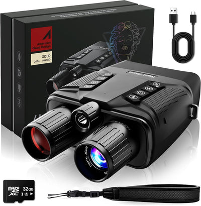 VISIOGEAR Night Vision Goggles - Eagle 4K Night Vision Binoculars for Adults