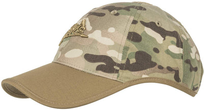Helikon-Tex Men's Logo Cap Polycotton Ripstop Camogrom/Coyote A