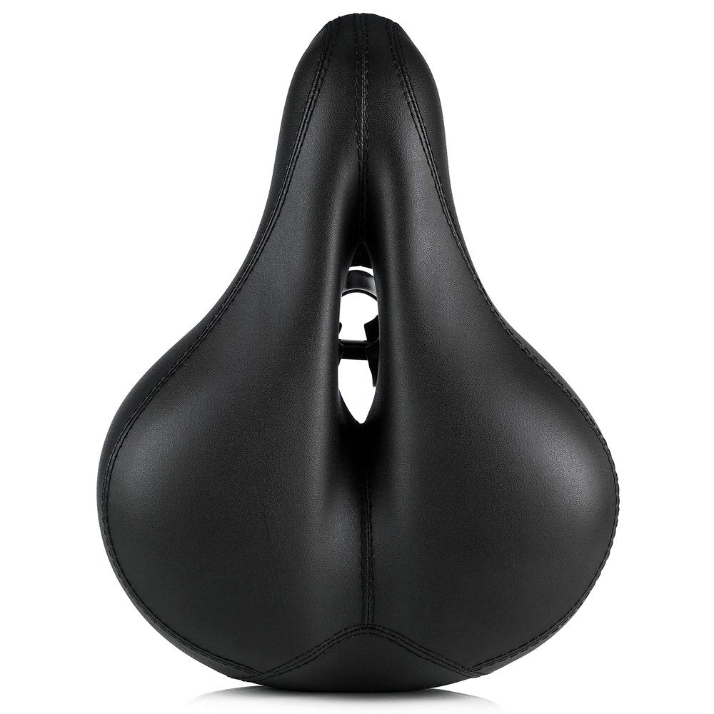 Zacro gel bike saddle bs053 dual spring designed suspension artificial leather bike seat bicycle saddle with 1 mounting wrench new arrivals