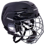Warrior Alpha One Hockey Helmet Combo - Medium w/Medium Cage / Black
