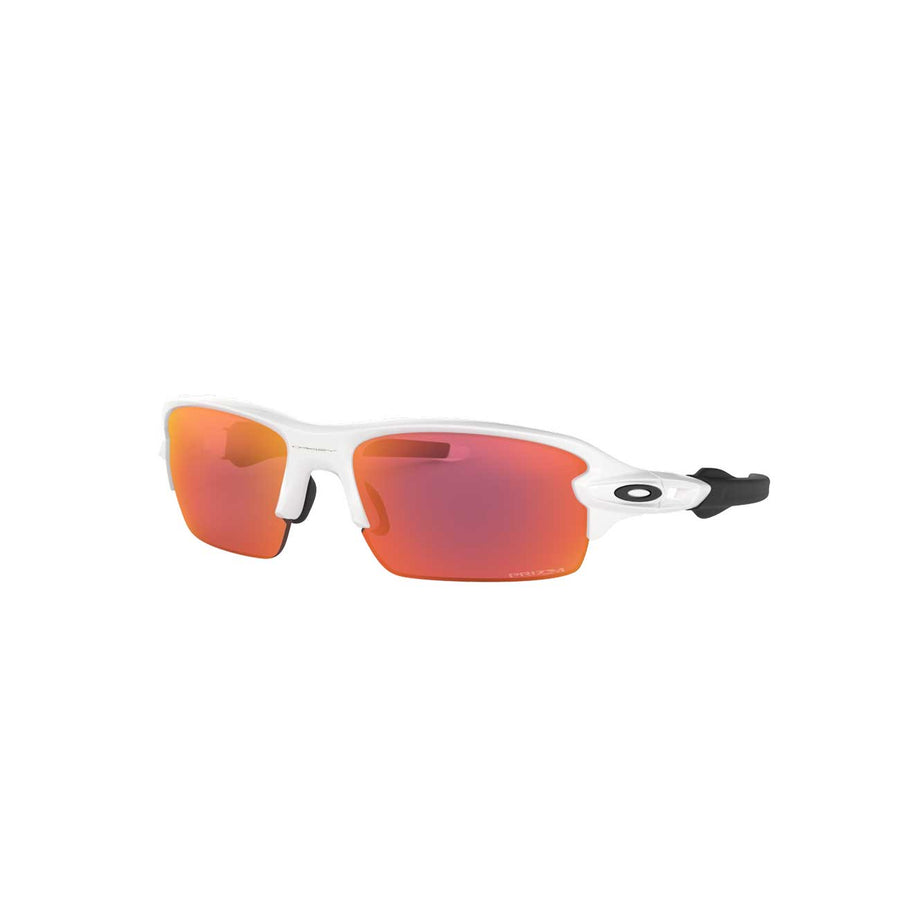 Oakley Flak XS Polished White w/PRIZM Field Sunglasses Sports Sunglasses - image 1