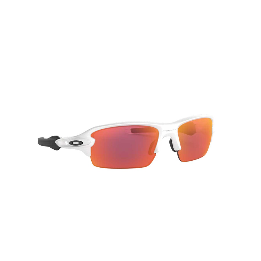 Oakley Flak XS Polished White w/PRIZM Field Sunglasses Sports Sunglasses - image 2