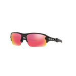 Oakley Flak XS Polished Black w/PRIZM Field Sunglasses Sports Sunglasses - image 1