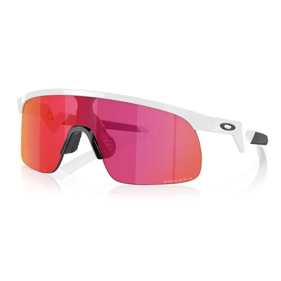 Oakley Resistor Polished White w/Prizm Field Sunglasses Youth Fit Sports Sunglasses - image 1