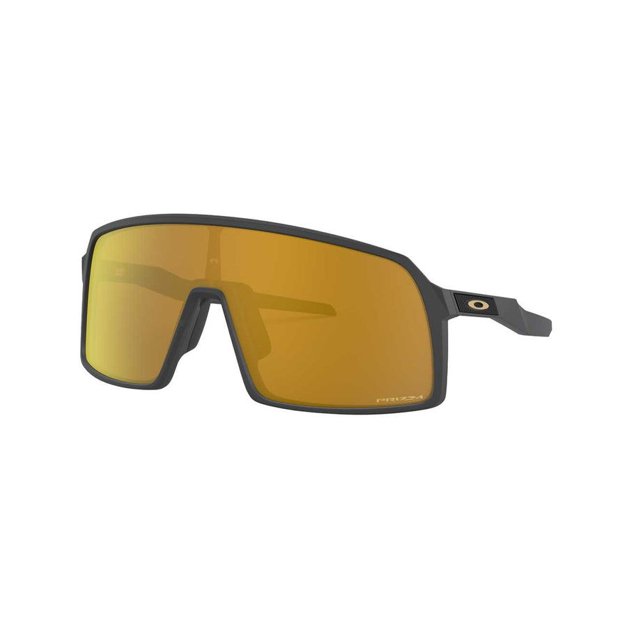 Oakley Sutro Matte Carbon w/PRIZM 24K Iridium Sunglasses Sports Sunglasses - image 1