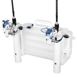 Universal Rail Mount Fishing Tackle Caddy - Boat Rod Holder - White/White