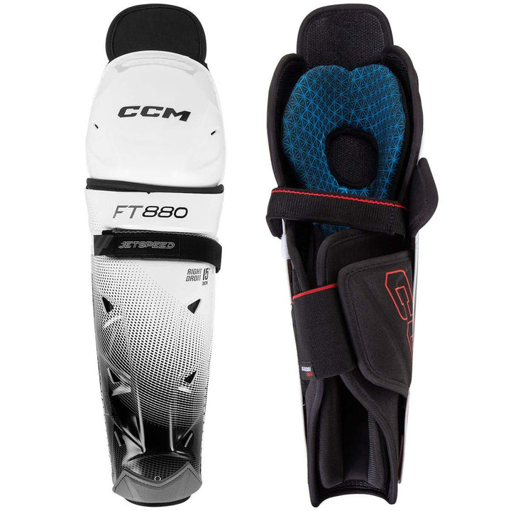 CCM Jetspeed FT880 Senior Hockey Shin Guards - 15in.