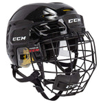 CCM Super Tacks 210 Senior Hockey Helmet Combo - Large / Black