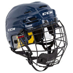 CCM Super Tacks 210 Senior Hockey Helmet Combo - Large / Navy