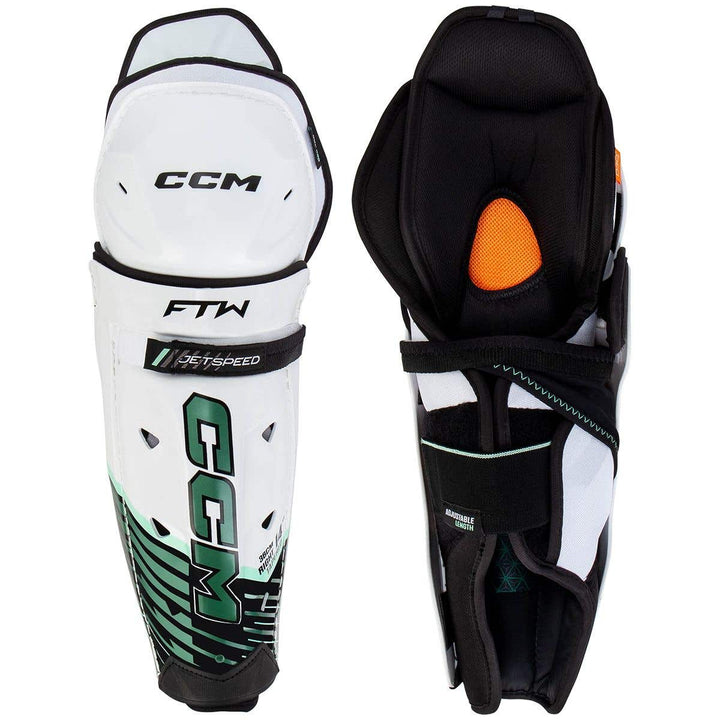 CCM Jetspeed FTW Women's Senior Shin Guards - 13in.