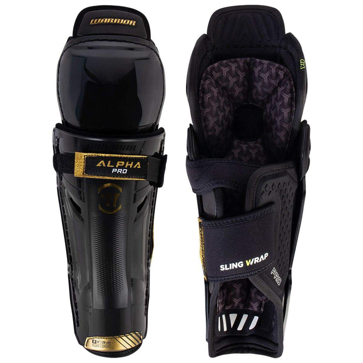 Warrior Alpha Pro Junior Hockey Shin Guards (2026) - 10in.