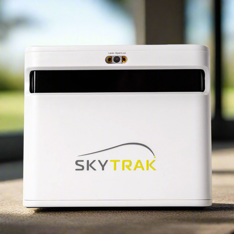 SkyTrak+ Golf Launch Monitor & Simulator (Certified Pre-Owned) with 1-Year FREE Foresight Course Play Package - golf simulator package