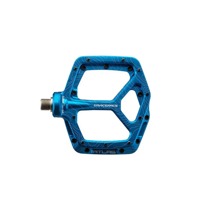 Atlas Pedals - Platform Aluminum 9/16" Blue - bike pedals