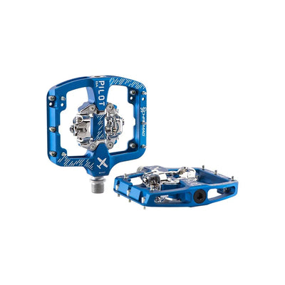 Pilot BA SPD Pedals Blue - bike pedals