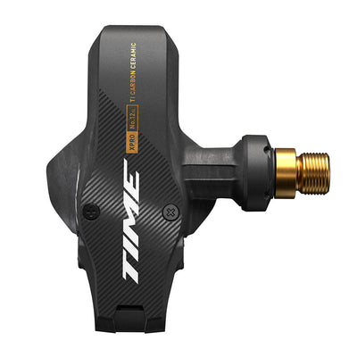 XPRO 12SL Pedals QF57 Crbn/Ti Ceramic Crb/Gld - bike pedals