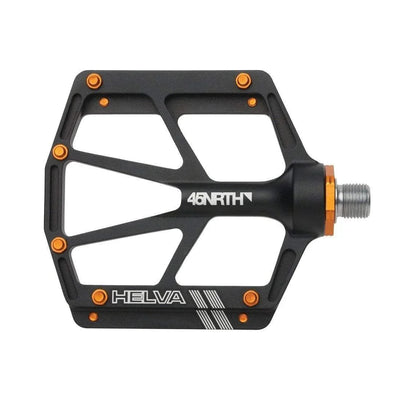 Helva Pedals - Platform Aluminum 9/16" Black - bike pedals