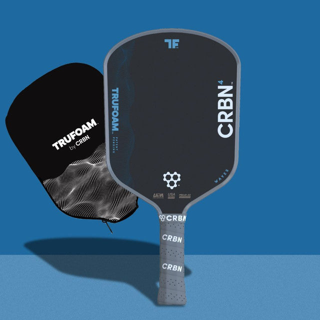 CRBN TruFoam Waves 4 Hybrid Pickleball Paddle - pickleball paddle