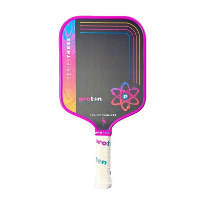 Proton Series Three Project Flamingo 15mm Widebody Pickleball Paddle - pickleball paddle