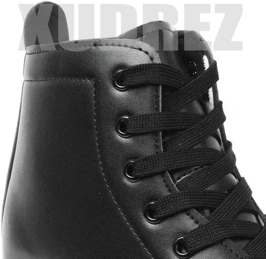 XUDREZ Classic High-Top Double-Row Leather Roller Skates for Men and Women