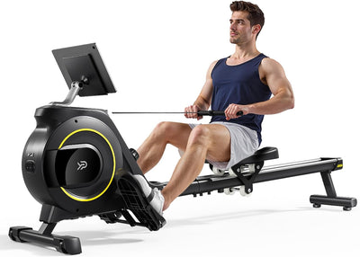 YPOO Rowing Machine - 16-Level Resistance Full-Body Cardio Workout Equipment
