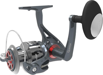 Quantum Optix Spinning Fishing Reel, 4 Bearings (3 + Clutch), Anti-Reverse with Smooth, Precisely-Aligned Gears
