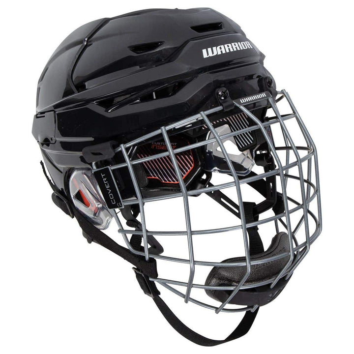 Warrior Covert CF 100 Senior Hockey Helmet Combo - Large / Black