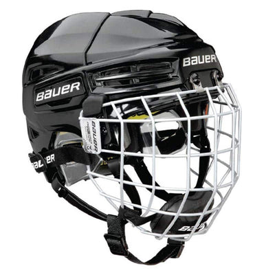 Bauer Re-Akt 100 Youth Hockey Helmet Combo - Youth / Black