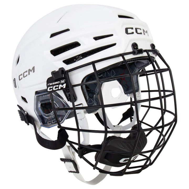 CCM Tacks 920 Hockey Helmet Combo - Small / White