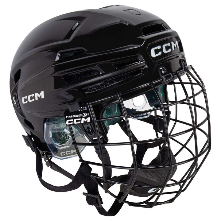 CCM FTW Hockey Helmet Combo - Medium/Large / Black