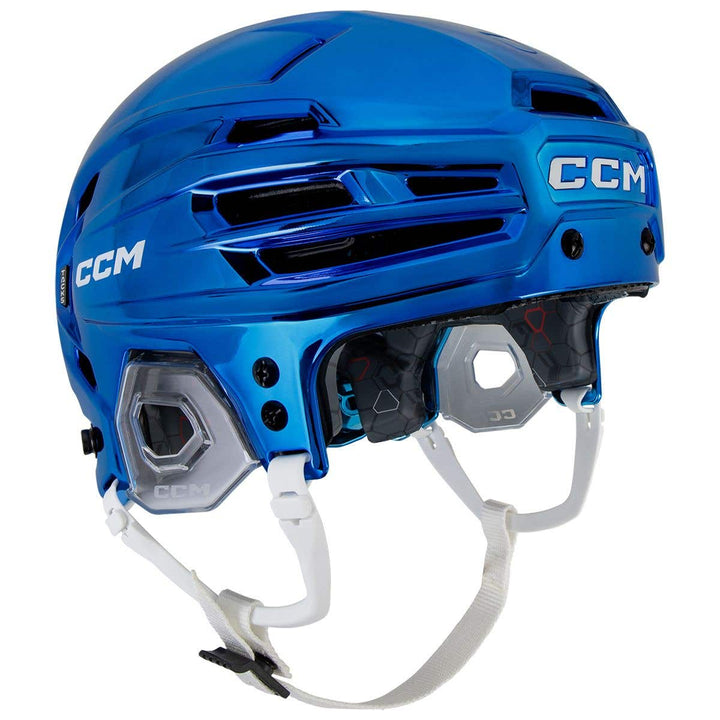 CCM Tacks 920 Chrome Hockey Helmet - Small / Royal (Chrome)