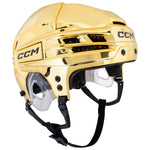 CCM Tacks 720 Chrome Hockey Helmet - Small / Gold (Chrome)