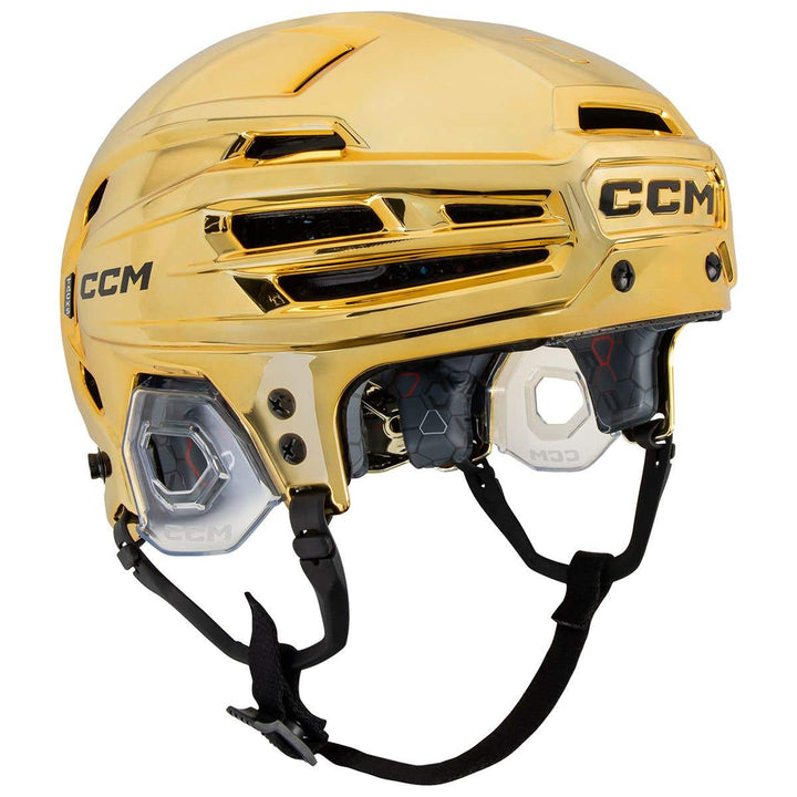 CCM Tacks 920 Chrome Hockey Helmet - Medium / Gold (Chrome)