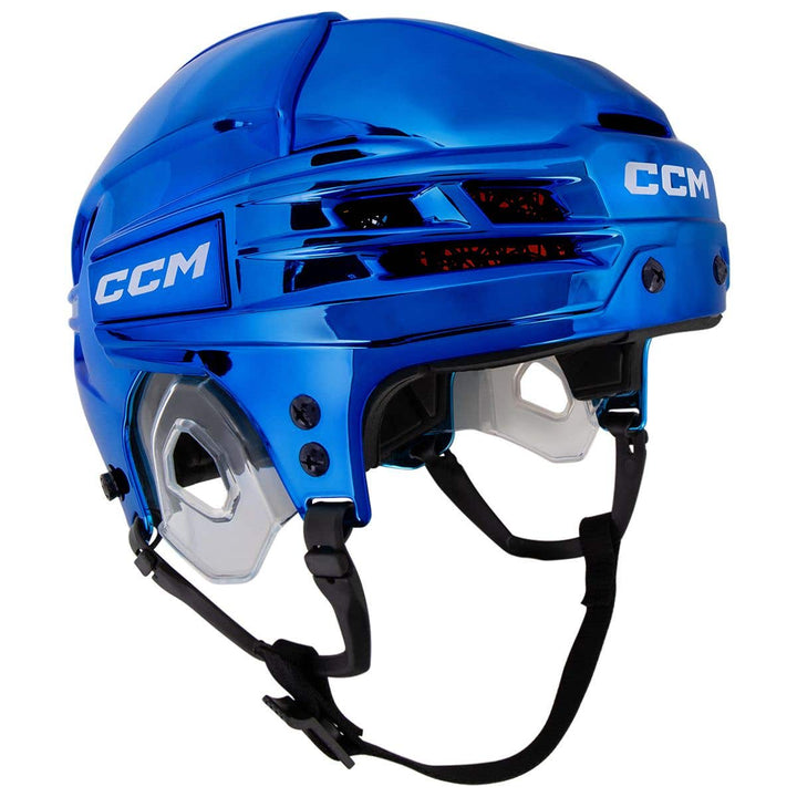 CCM Tacks 720 Chrome Hockey Helmet - Large / Royal (Chrome)