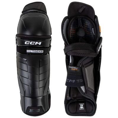 CCM Tacks XR Junior Hockey Shin Guards - 11in.