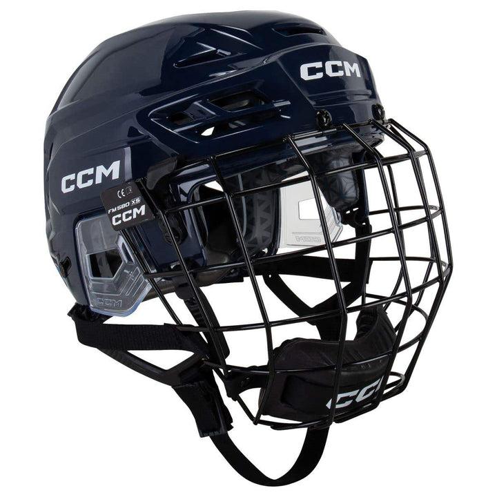 CCM Tacks 310 Junior Hockey Helmet Combo (2026) - One Size / Navy