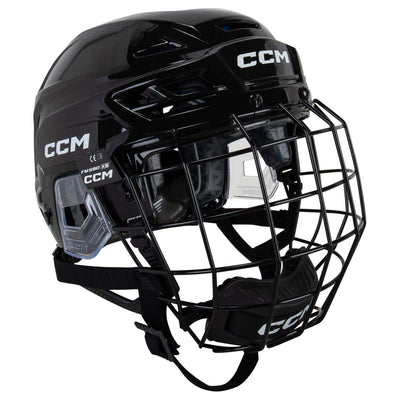 CCM Tacks 310 Junior Hockey Helmet Combo (2026) - One Size / Black