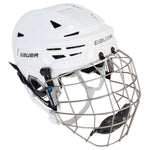 Bauer RE-AKT 155 Hockey Helmet Combo - Medium / White
