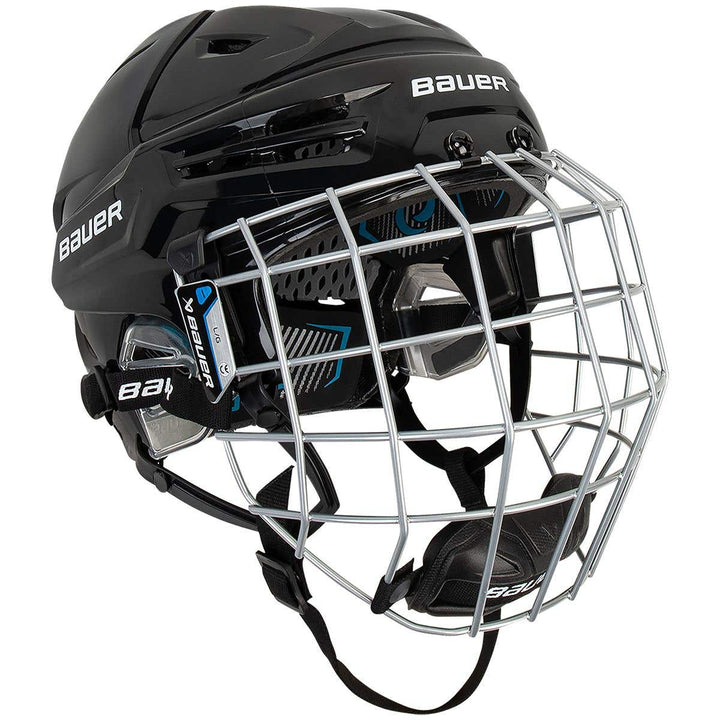 Bauer RE-AKT 70 Hockey Helmet Combo - Large / Black