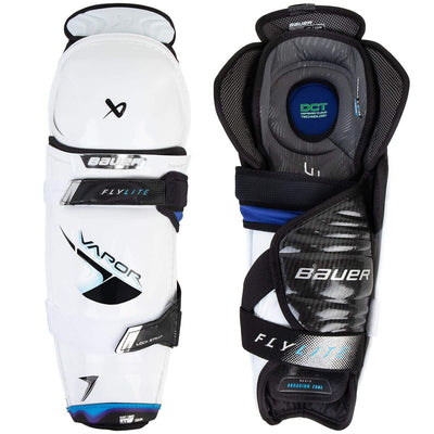 Bauer Vapor FlyLite Intermediate Hockey Shin Guards - 13in.