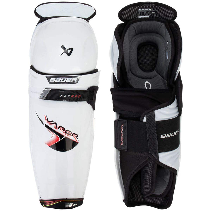 Bauer Vapor FlyPro Senior Hockey Shin Guards - 16in.
