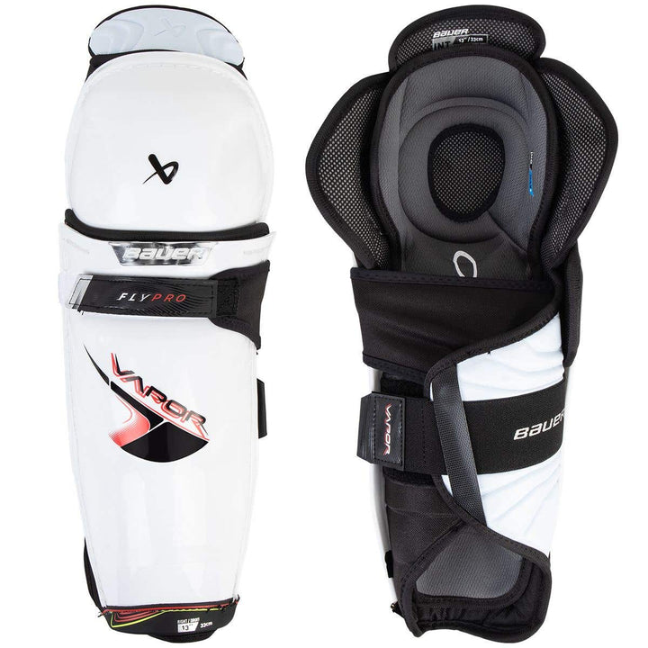 Bauer Vapor FlyPro Intermediate Hockey Shin Guards - 14in.