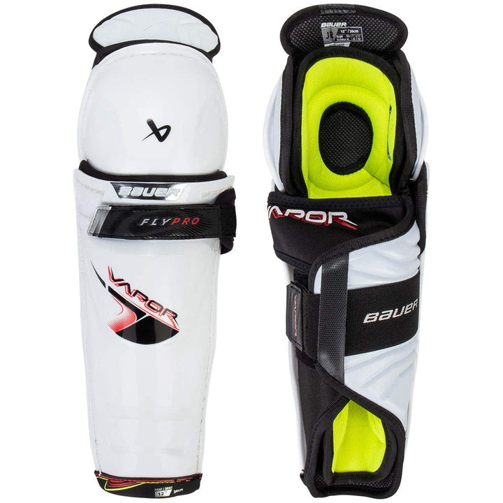 Bauer Vapor FlyPro Junior Hockey Shin Guards - 12in.