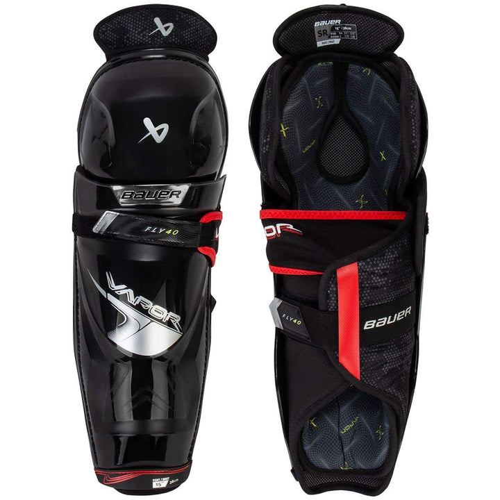 Bauer Vapor Fly40 Senior Hockey Shin Guards - 16in.
