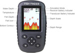 Venterior Portable Rechargeable Fish Finder with Water Temperature Sensor