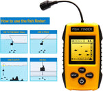 Yoocylii Handheld Portable Fish Finder with Wireless Bluetooth Transducer