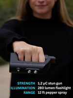 Stunner 3-in-1 Self-Defense Stun Gun - Rechargeable