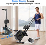 YPOO Rowing Machine - 16-Level Resistance Full-Body Cardio Workout Equipment