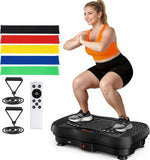 GLYLF Vibration Exercise Platform - Whole Body Vibrating Plate for Lymphatic Drainage