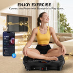 GLYLF Vibration Exercise Platform - Whole Body Vibrating Plate for Lymphatic Drainage